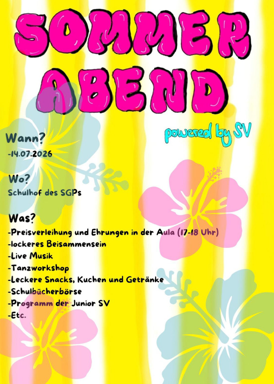 Einladung zum Sommerabend - powered by SV